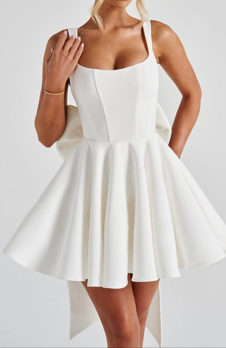 Aina Mini Dress - Ivory Natrosa Aina Mini Dress - Ivory Natrosa