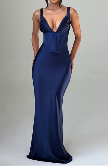 Julieta Maxi Dress - Navy