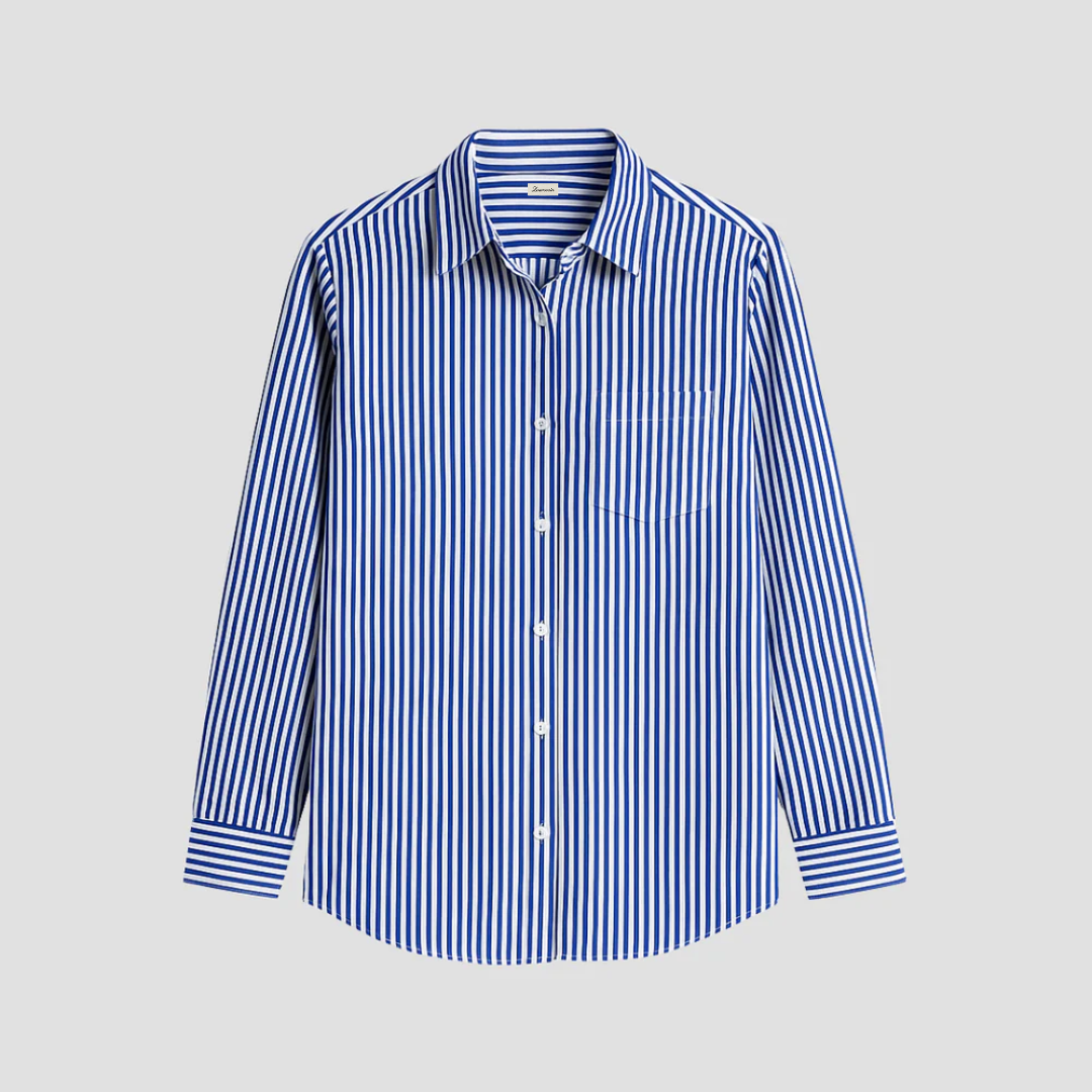 Women's Striped Blouse | Commuting