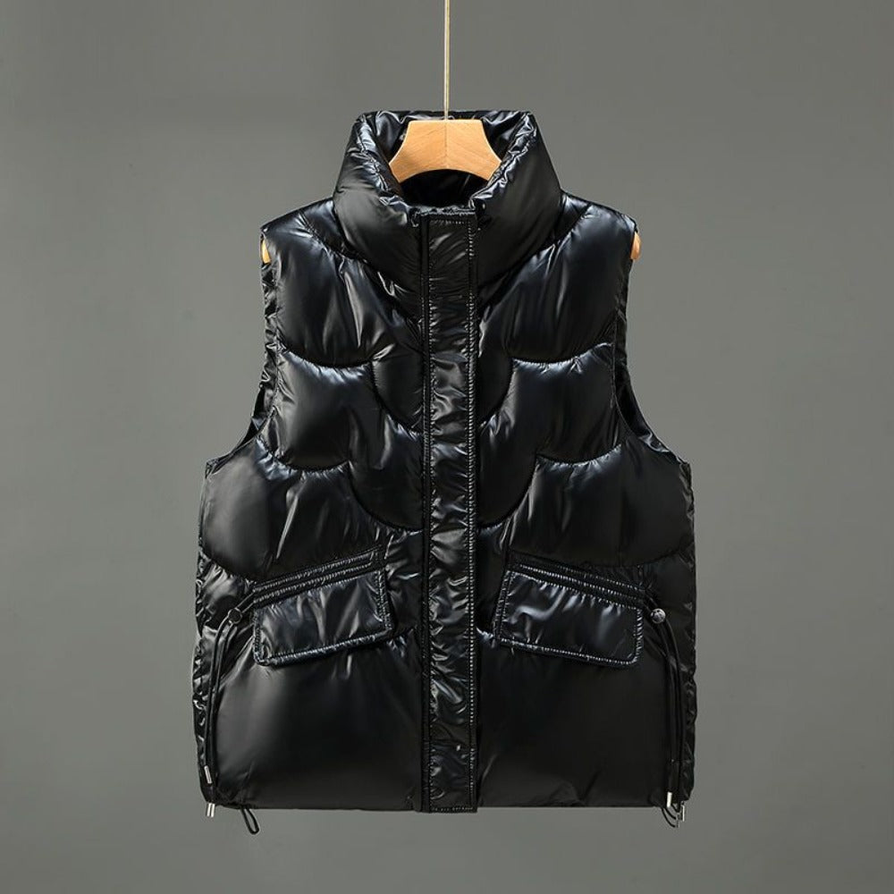 Puffer Vest with Zipper Pockets for Men - Giorgia