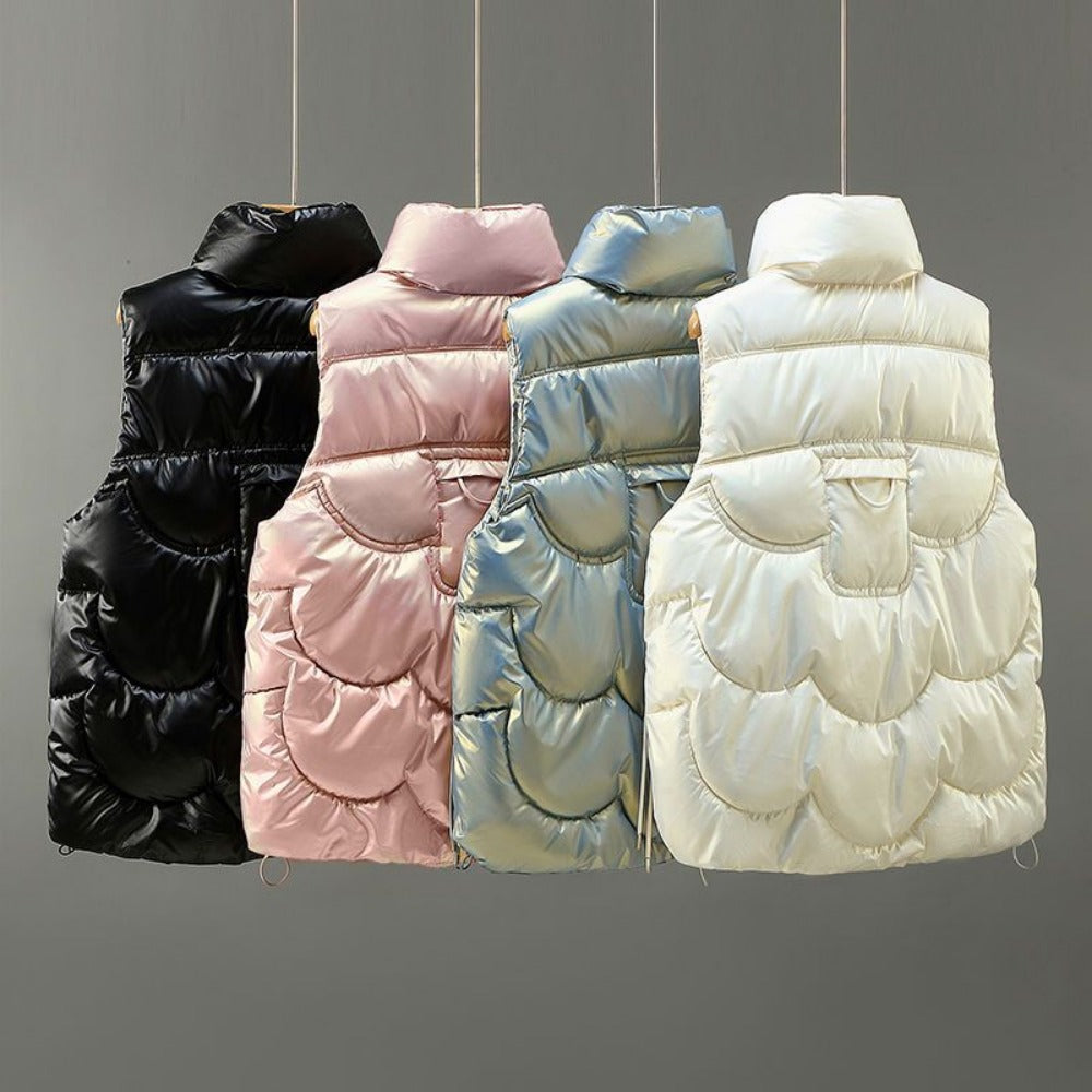 Puffer Vest with Zipper Pockets for Men - Giorgia