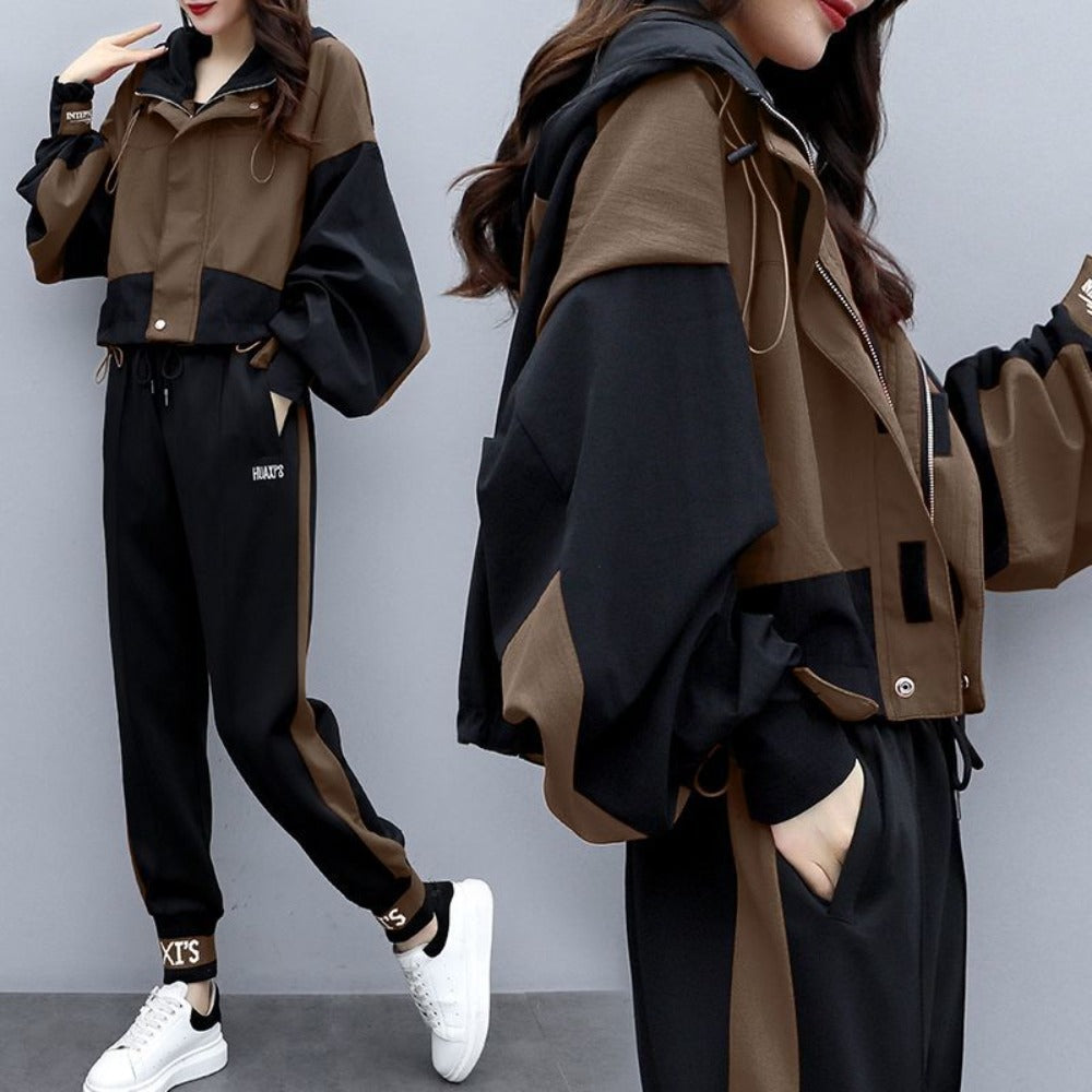 Two Piece Tracksuit with Hoodie for Women - Cosima