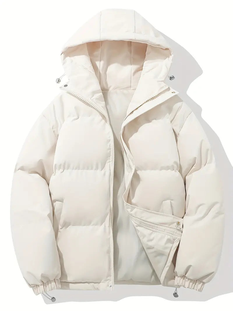 Women's Warm Hooded Puffer Jacket | Winter