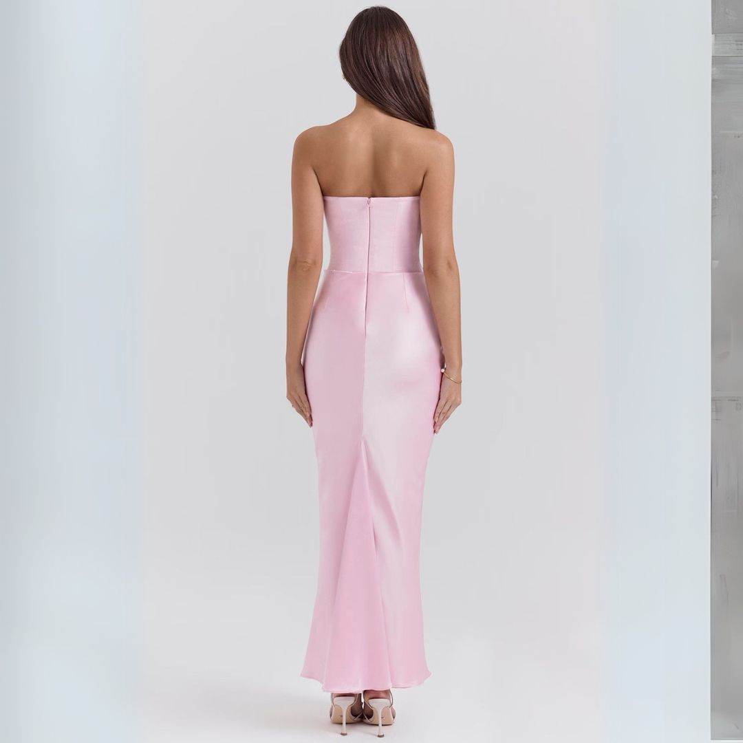 Party Strapless Dress | Maxi