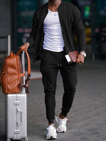 Men's Casual Tracksuit | Two-Piece Set