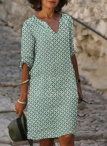 Women's Casual 3/4 Sleeve Summer Dress | Mini
