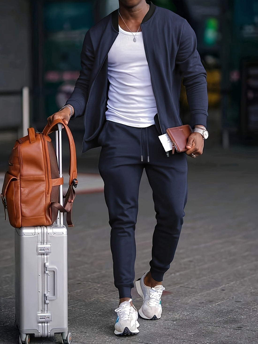 Men's Casual Tracksuit | Two-Piece Set