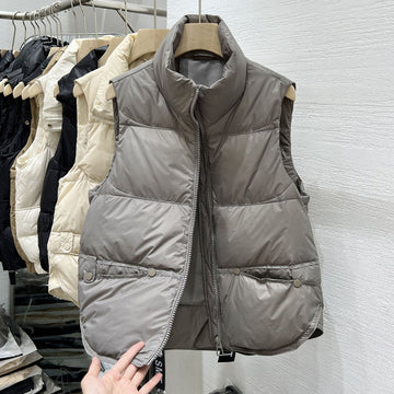 Sleeveless Puffer Vest Jacket for Women - Soraya