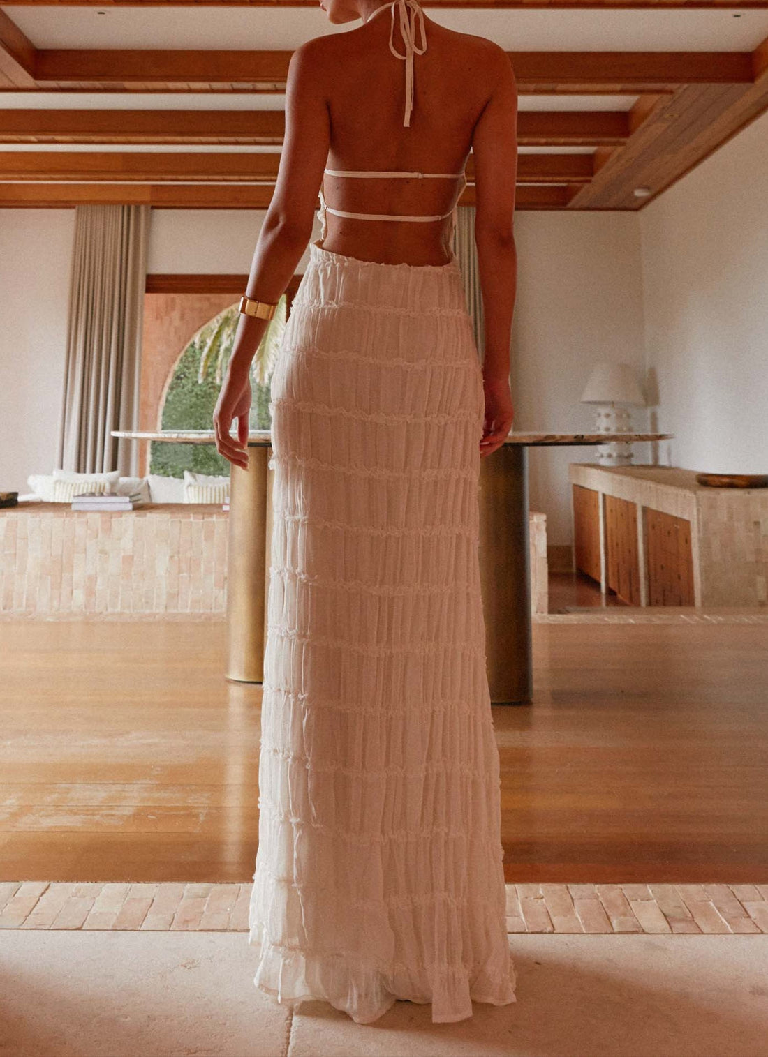 Abril Maxi Dress - Ivory