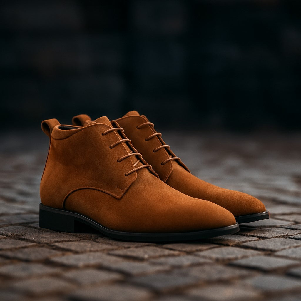 Men's Suede Desert Boots | Flat