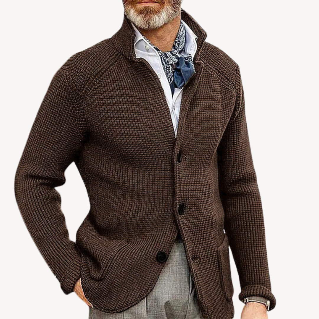 Men's Thick Coat | Knitted