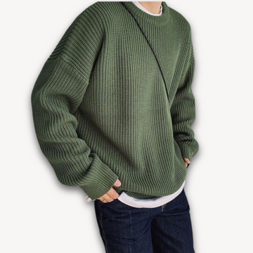 Men's Oversized Pullover Sweater | Winter