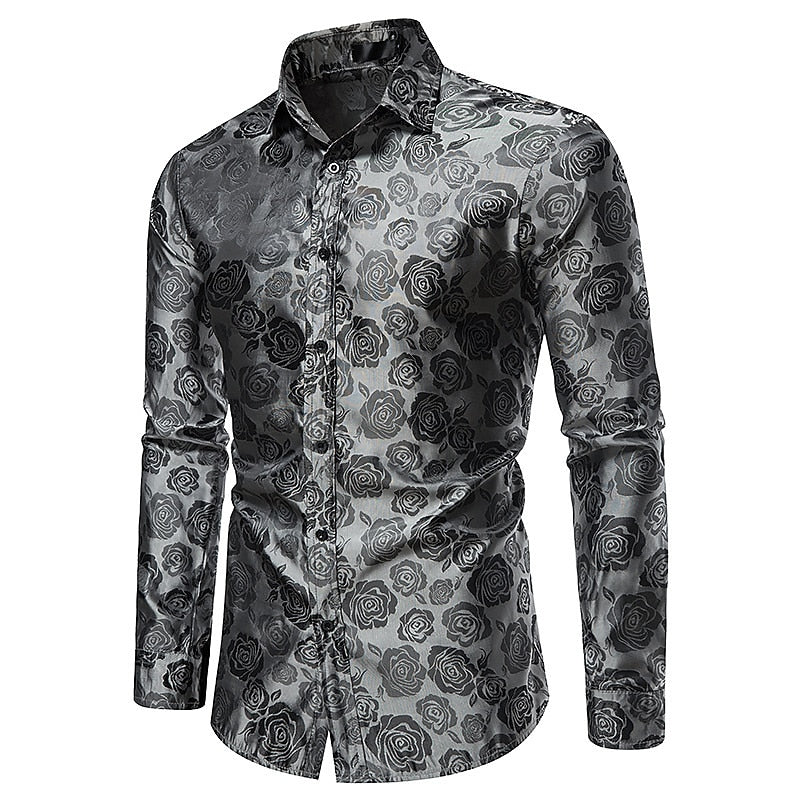 Men's Slim Fit Evening Shirt | Long Sleeve