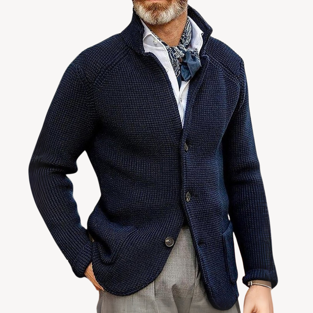 Men's Thick Coat | Knitted