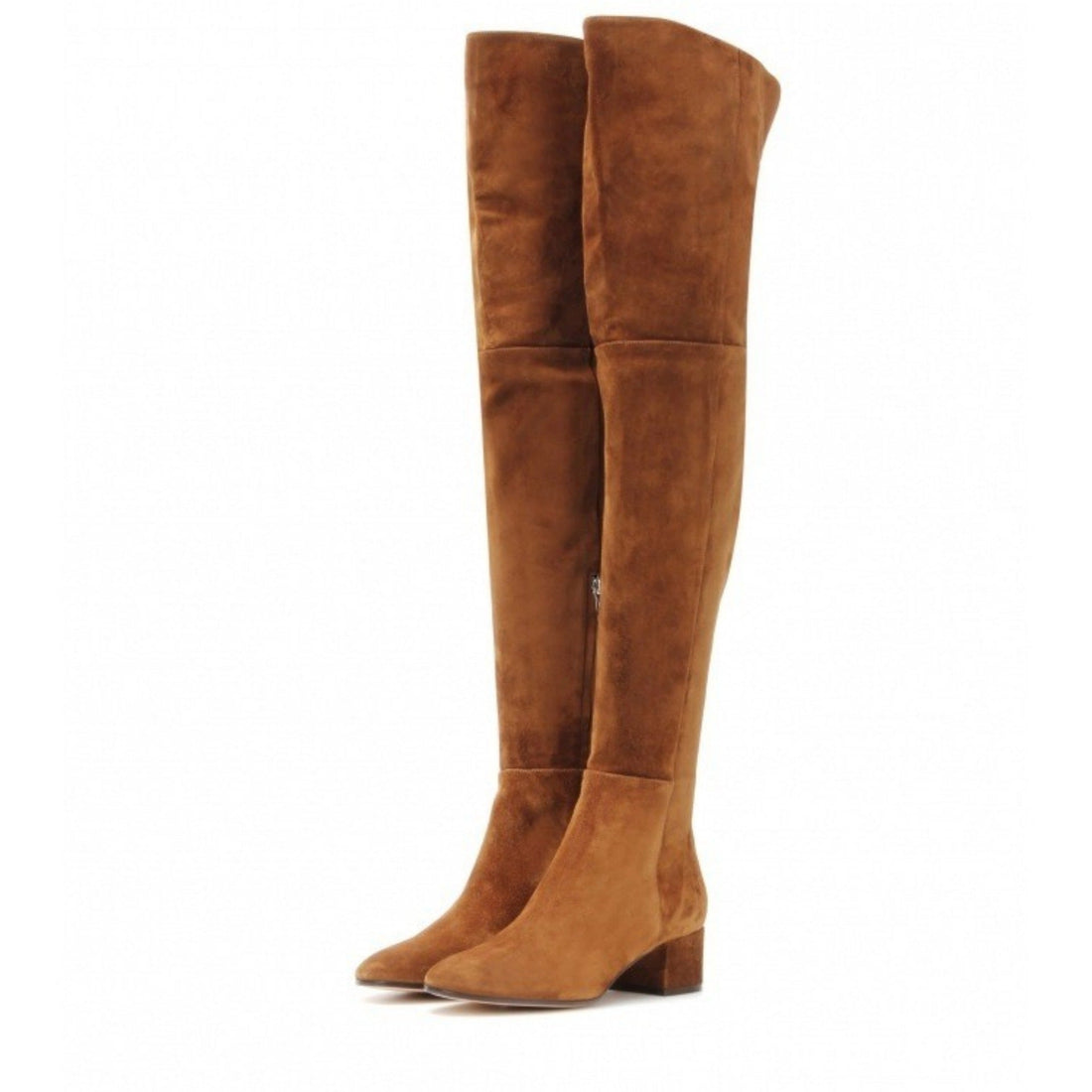 Women's Block Heel Knee High Boots | Suede