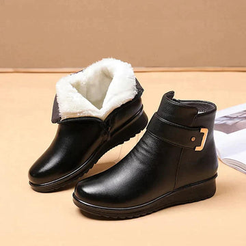 Women's Flats Black Boots | Winter
