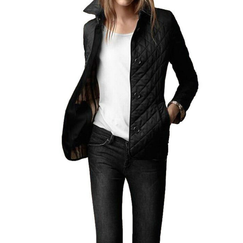 Women's Diamond Stitch Jacket | Lightweight