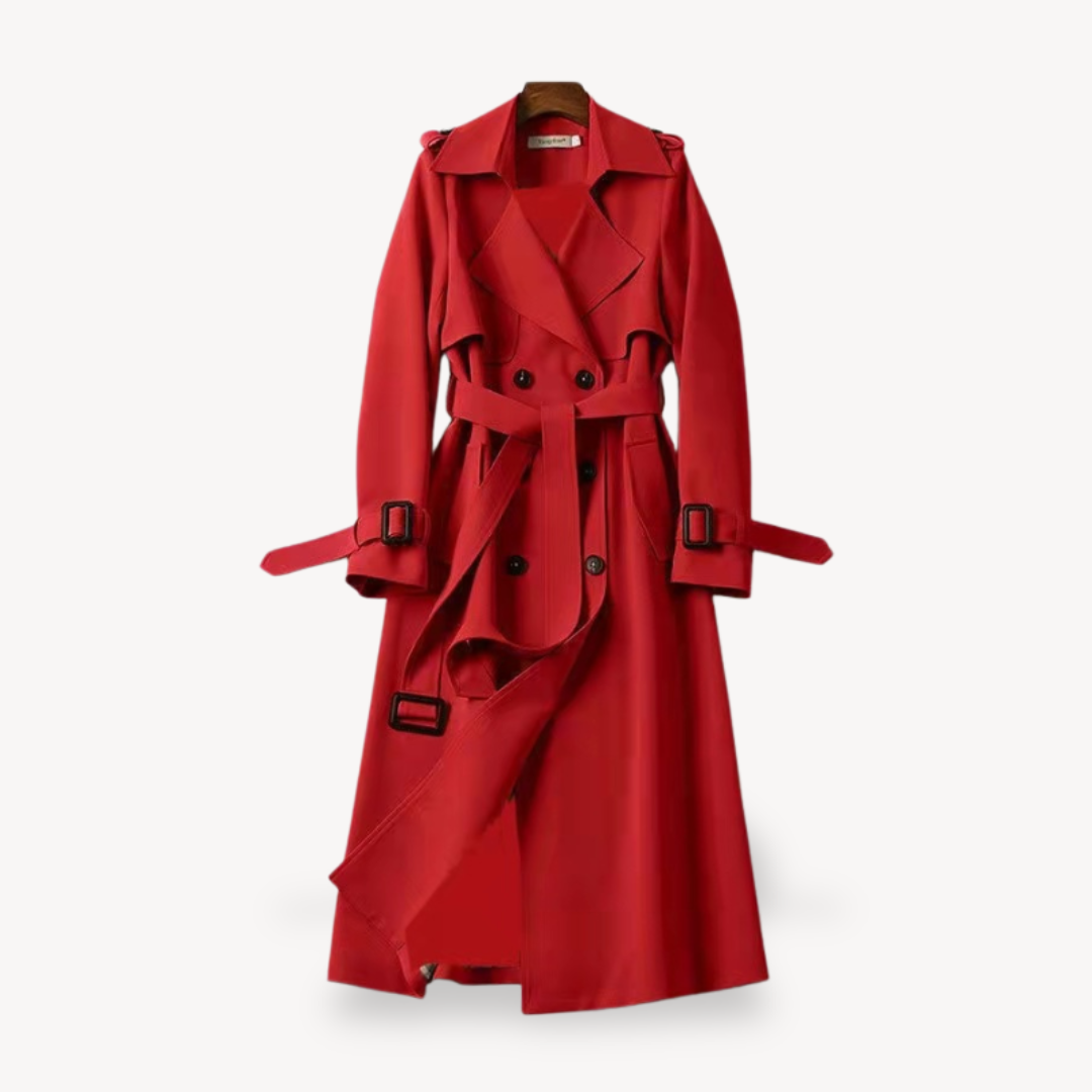 Women's Belt Trench Coat | Long