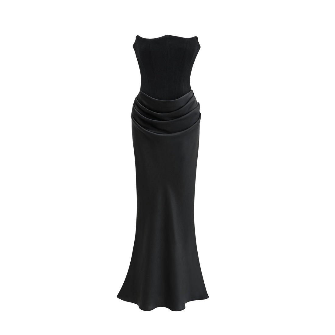 Strapless Draped Maxi Dress for Women - Matilde
