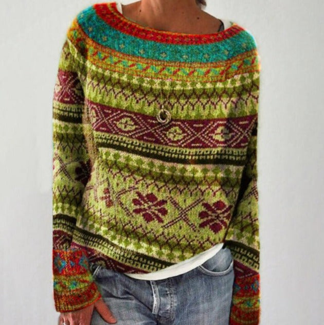 Women's Patterned Sweater | Knit