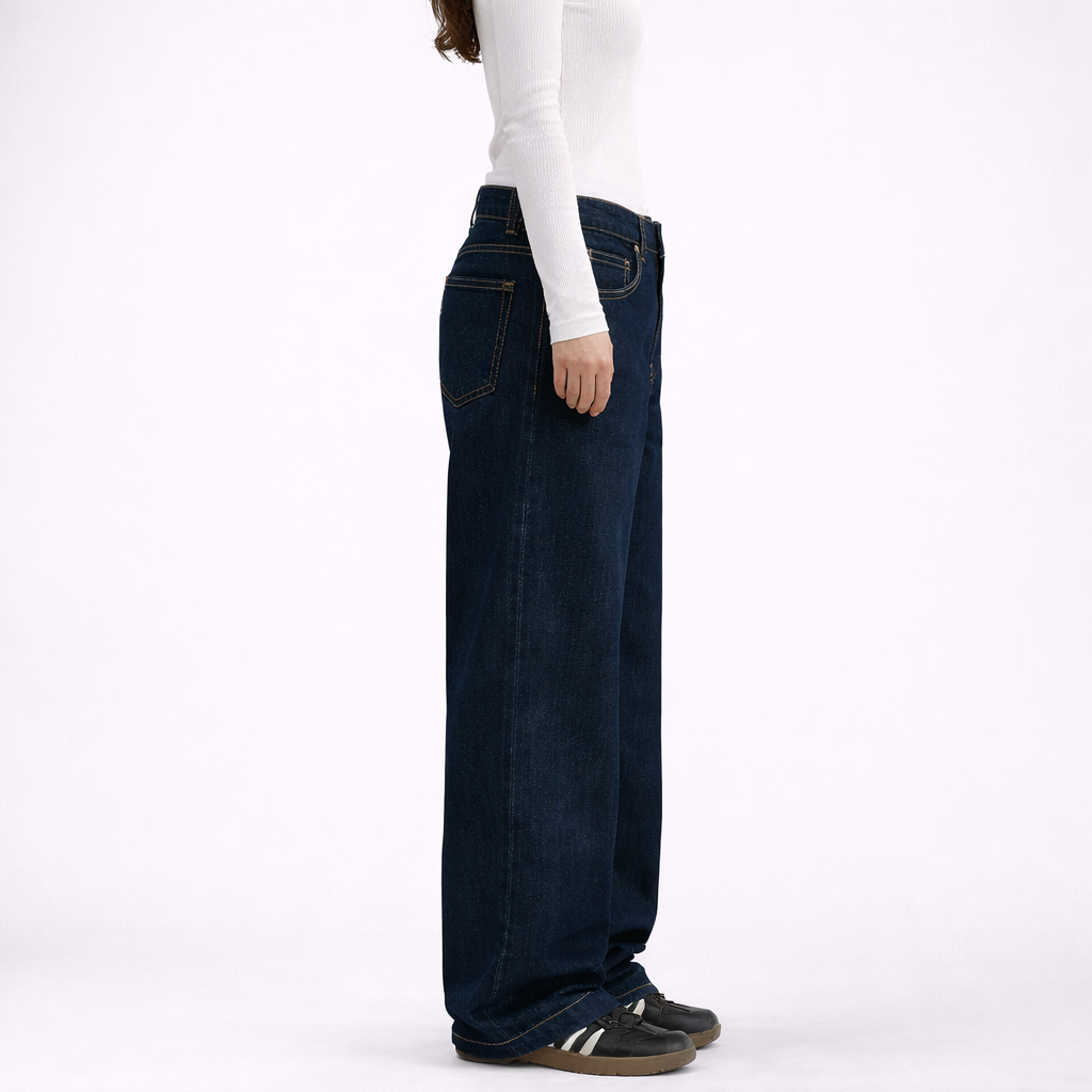 Baggy Wide Boyfriend Jeans Women
