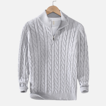 Men's High Collar Sweater | Mahua