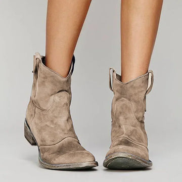 Women's Low Heels Boots | Suede
