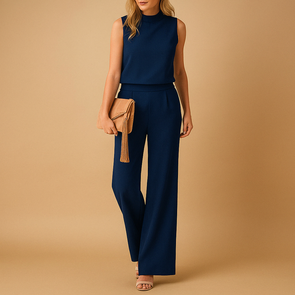 Women’s Sleeveless Wide Leg Jumpsuit | Smart Casual