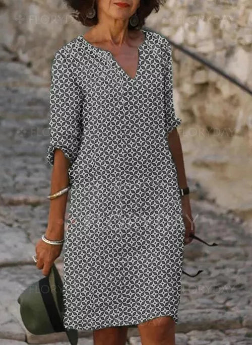 Women's Casual 3/4 Sleeve Summer Dress | Mini