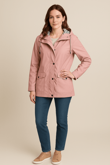Women's Resistant Raincoat Jacket | Hood