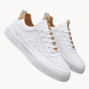 Men's Leather Sneakers Trainers | Breathable