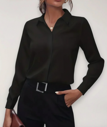 Women’s Formal Button-Down Blouse | Long Sleeve