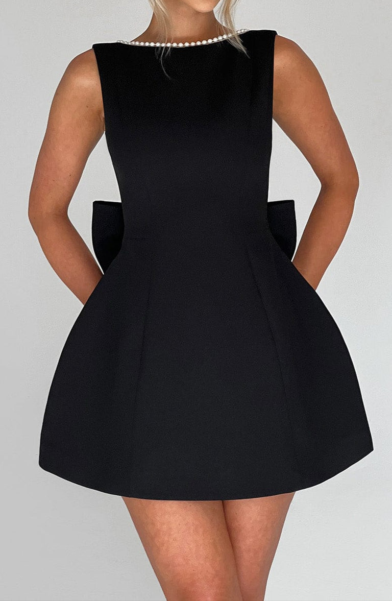 Alicia Mini Dress - Black