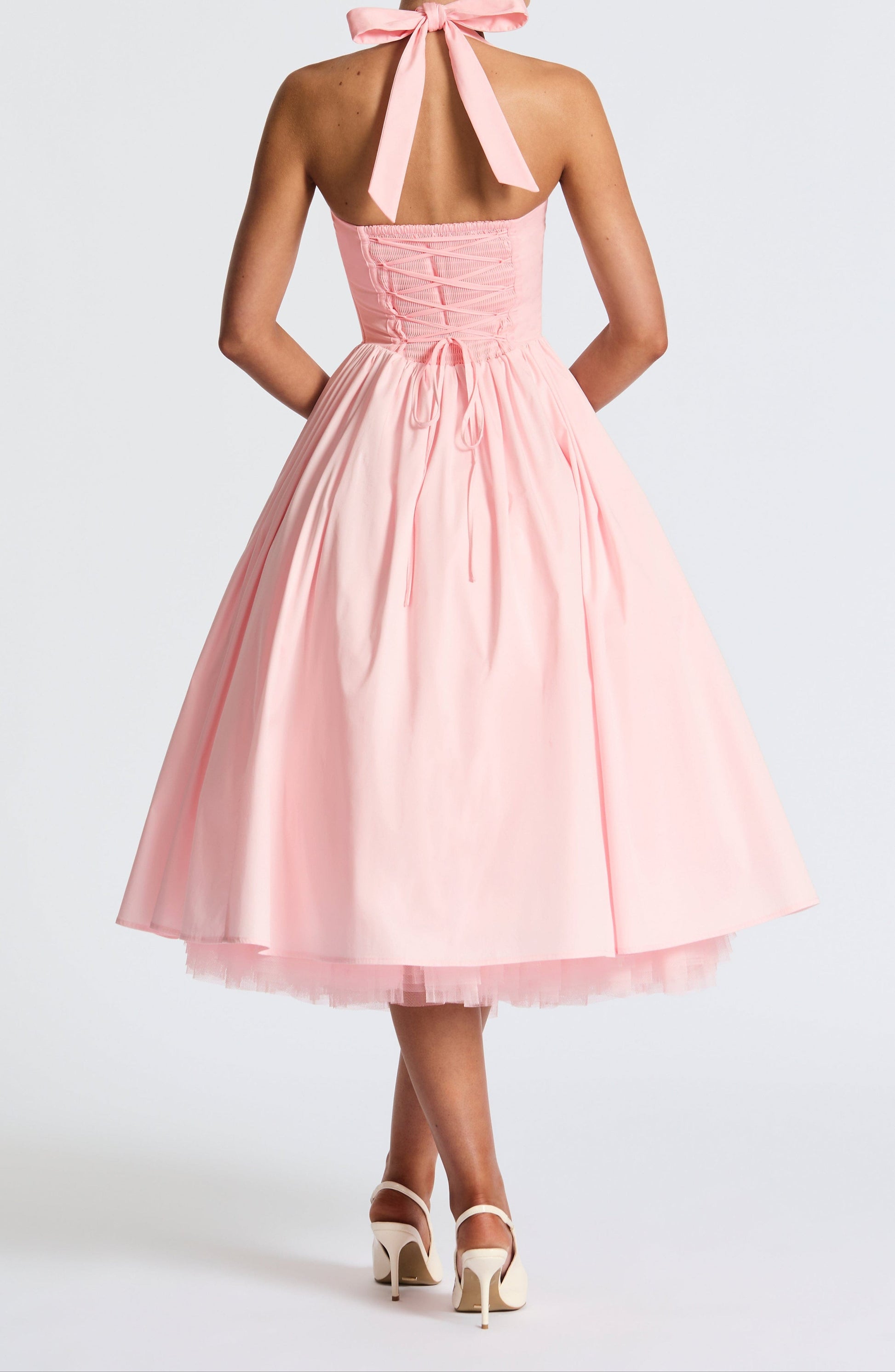 Zoe Midi Dress-Blush – Natrosa Zoe Midi Dress-Blush – Natrosa
