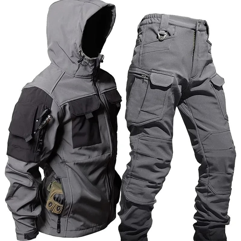 Men's Hooded Jacket and Pants | Waterproof
