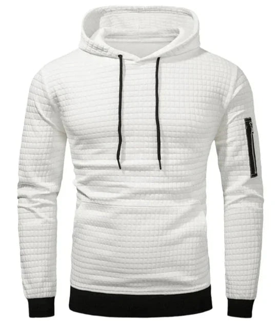 Men's Side Zipper Hoodie | Slimming