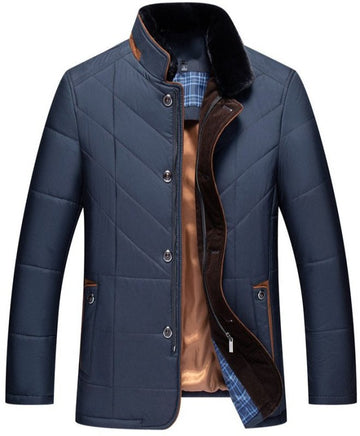 Men's Thick Jacket | Stand Collar