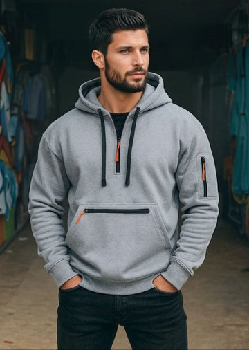 Men's Multiple Pockets Hoodie | Sports