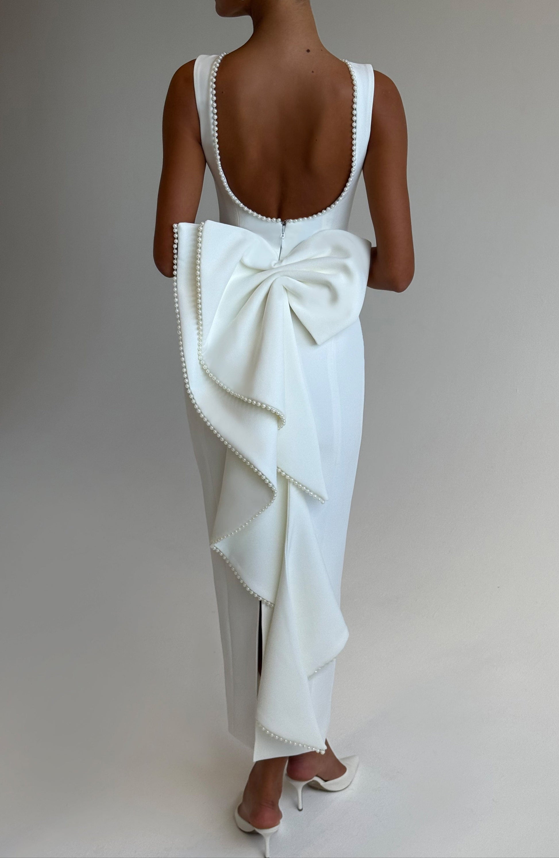 lana midaxi dress ivory Lana Midaxi Dress - Ivory