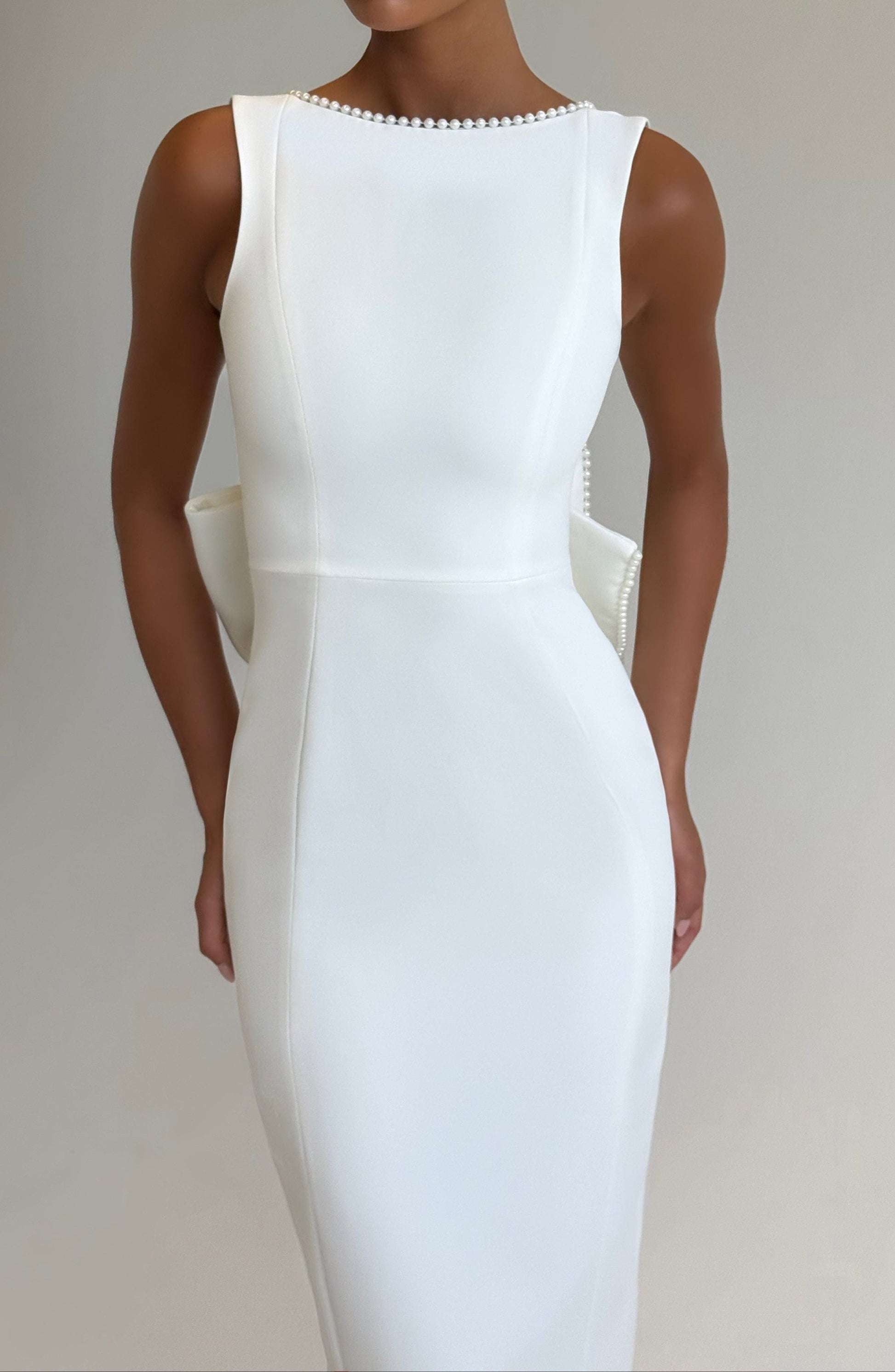 Abril Midaxi Dress - Ivory Natrosa Abril Midaxi Dress - Ivory Natrosa
