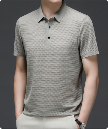 Men's Short Sleeve Structured Polo Shirt | Business Casual