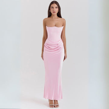 Party Strapless Dress | Maxi